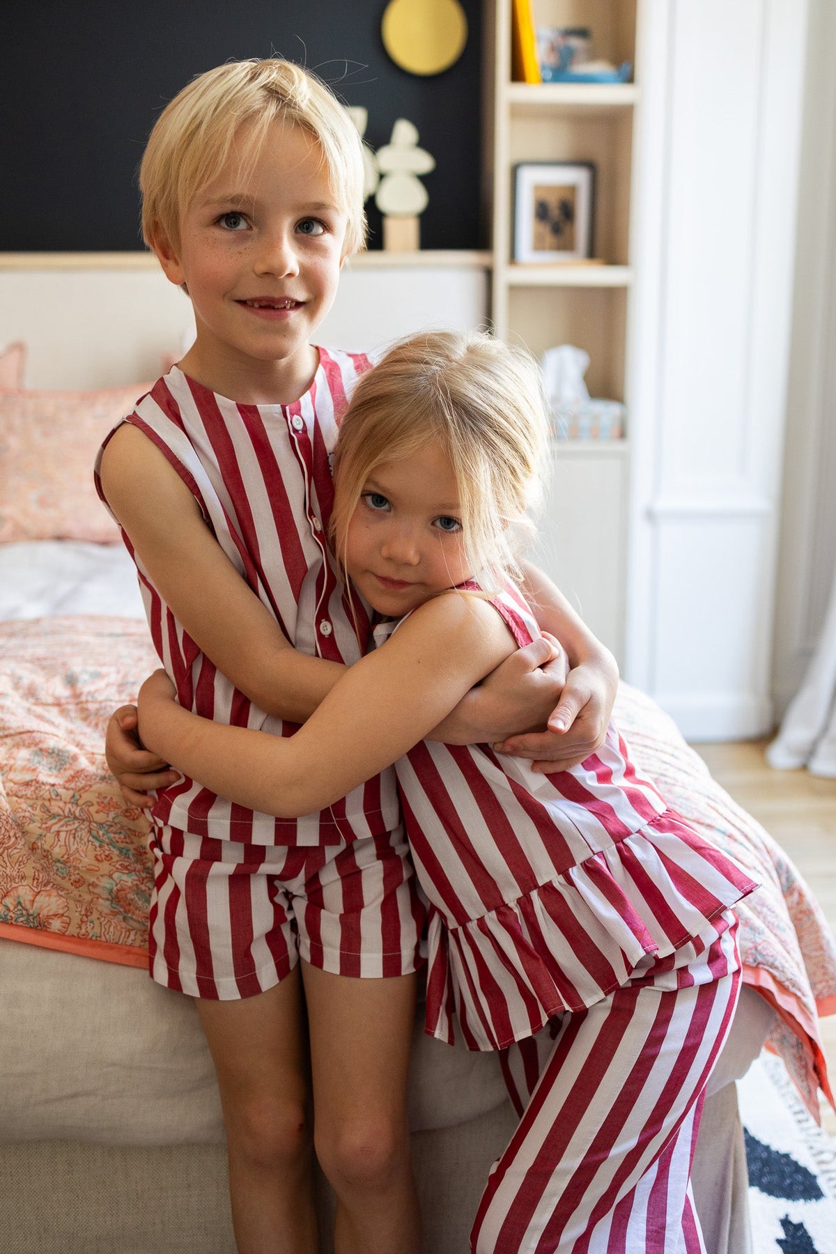 Matching pajamas for children